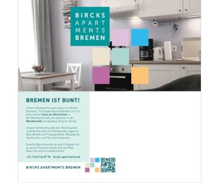 Bircks Apartments: Logo, Karten, Website